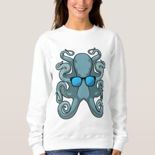 Octopus med solglasögon t shirt