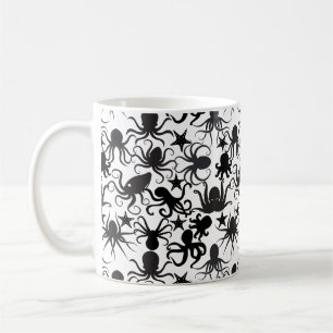 Octopus Mönster utan BG Kaffemugg