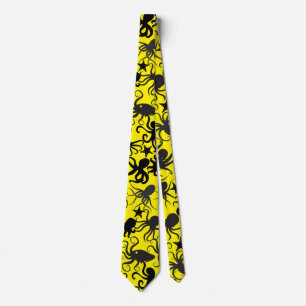 Octopus Mönster.w BYellow BG Slips
