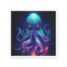 Octopus Mythical Nautical under Sea Creates