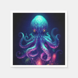 Octopus Mythical Nautical under Sea Creates Pappersservett