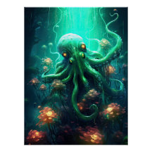 Octopus Mythical Nautical under Sea Creates