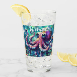Octopus Nautical Beach Coastal Personlig Glaskopp