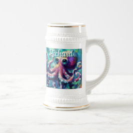 Octopus Nautical Beach Coastal Personlig Sejdel