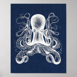 Octopus Nautius Skriv ut Poster