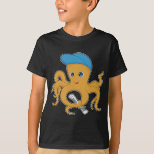 Octopus Newspaper T Shirt