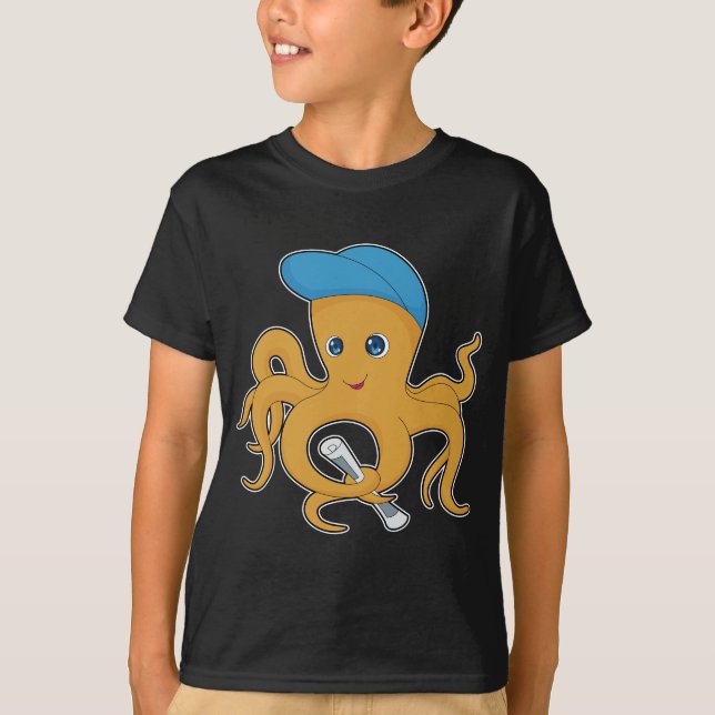 Octopus Newspaper T Shirt (Framsida)