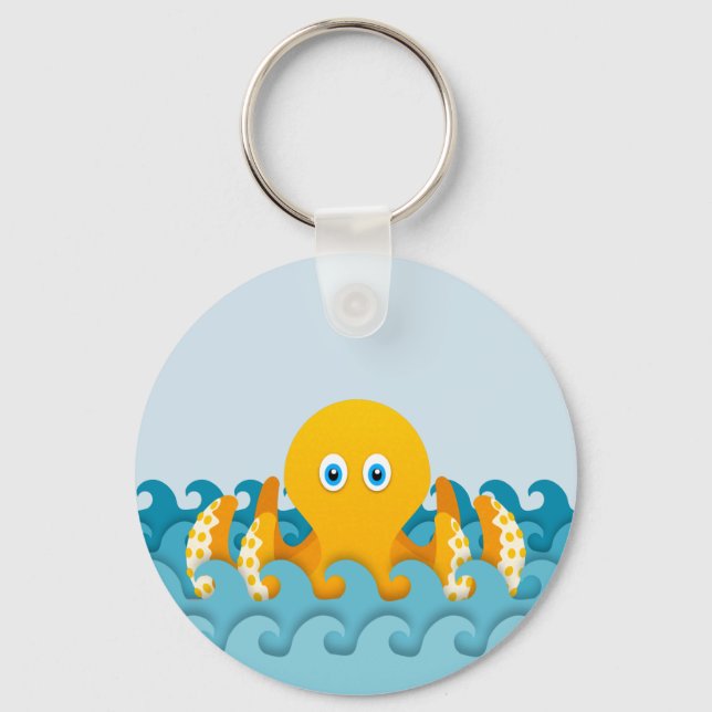Octopus Nyckelring (Framsida)