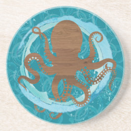 Octopus Oasis Sandstone Underlägg
