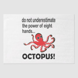 Octopus Ocean Sea Funny Octopus Tissue Paper