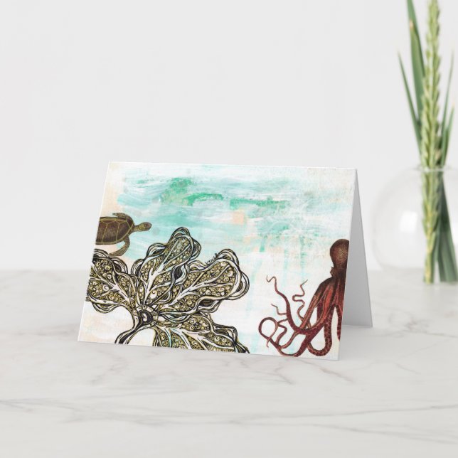 Octopus Oceanen Kort (Framsida)