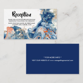 Octopus oceaner - havslevande marinblått orange tilläggskort