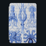 Octopus och bläckblått iPad mini skydd<br><div class="desc">Kustnära och tropiska</div>