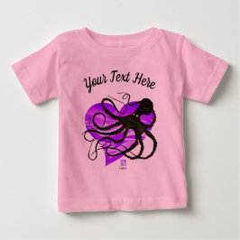 Octopus på Lavender ❤ - Tutu Bodydräkt Tröja