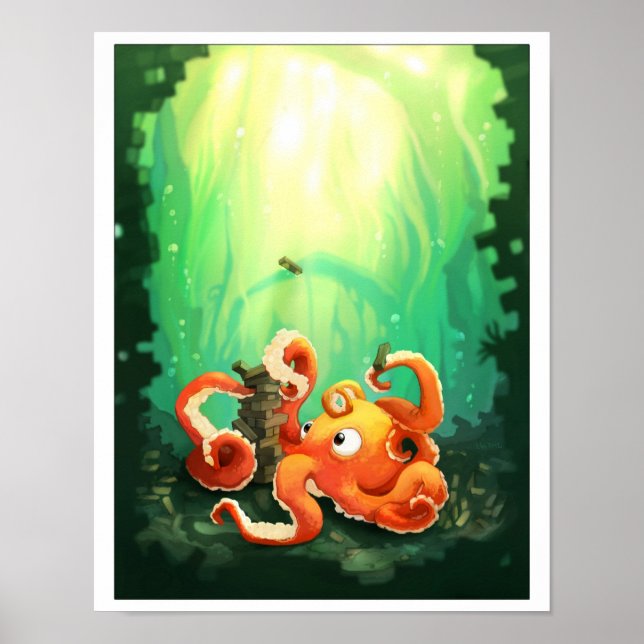 Octopus Pay Jennga Poster (Framsidan)