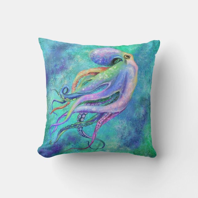 Octopus Pillow Kudde (Framsida)