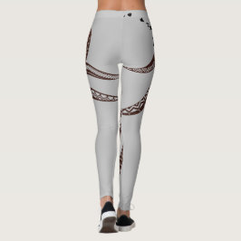 OCTOPUS POLYNESIAN TRIBAL HAWAII ÖARNA LEGGINGS