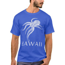 OCTOPUS POLYNESIAN TRIBAL HAWAII Wht