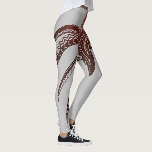 OCTOPUS POLYNESIAN TRIBAL LEGGINGS (Höger)