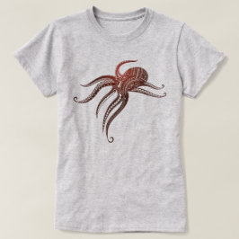 OCTOPUS POLYNESIAN TRIBAL T SHIRT