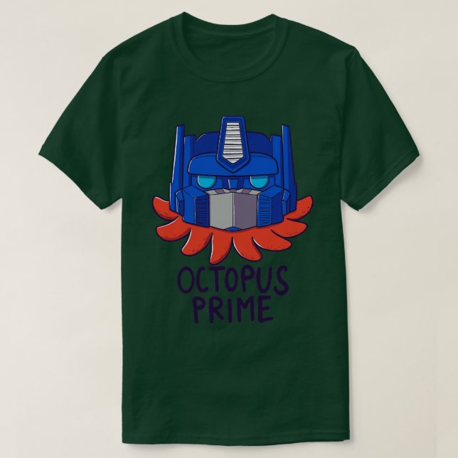 Octopus Prime T Shirt (Design framsida)