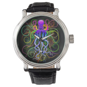 Octopus Psychedelic Luminescence Armbandsur