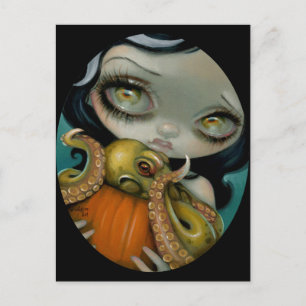 "Octopus Pumpkin" vykort