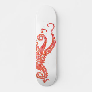 Octopus Red Mini Skateboard Bräda 18,5 Cm