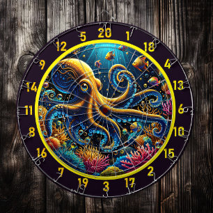 Octopus Reef Äventyr Dartboard Darttavla