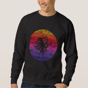 Octopus Retro Lång Ärmad Tröja