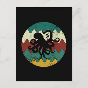 Octopus Retro Vykort
