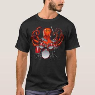 Octopus Rockstar som A T Shirt