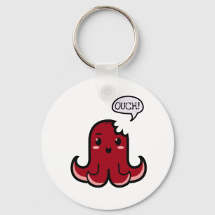 Octopus Sause Bitten Nyckelring