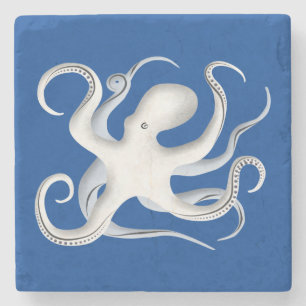 Octopus Silhouette Stenunderlägg