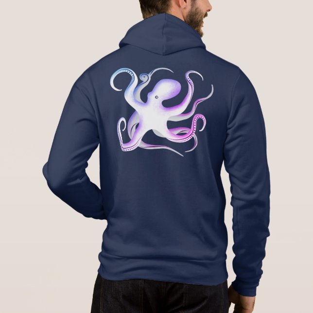 Octopus Silhouette T Shirt (Baksida)