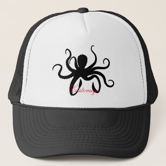 Octopus Silhouette Thunder_Cove Keps (Framsida)