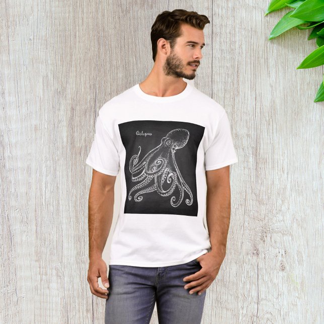 Octopus Sketch T Shirt (Skapare uppladdad)