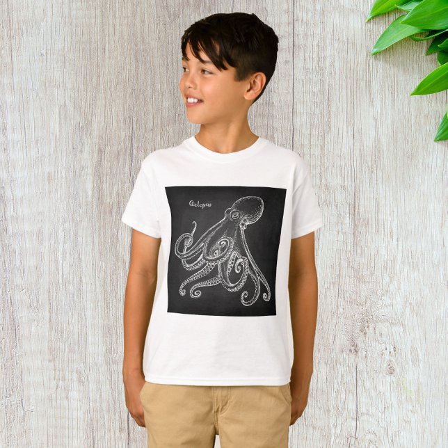 Octopus Sketch T Shirt (Skapare uppladdad)