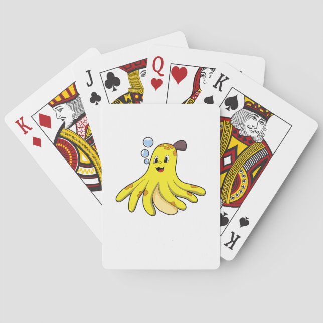 Octopus som Banana Casinokort (Baksidan)
