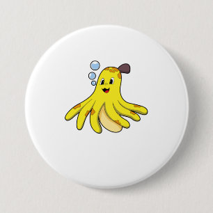 Octopus som Banana Knapp