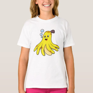 Octopus som Banana T Shirt
