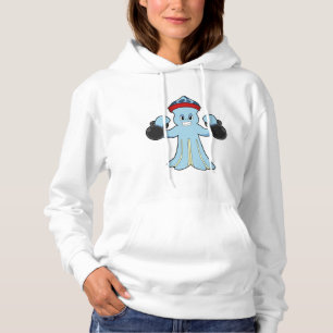Octopus som Bodybuilding med Dumbbells T Shirt