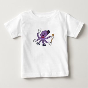 Octopus som Magician med Hat T Shirt
