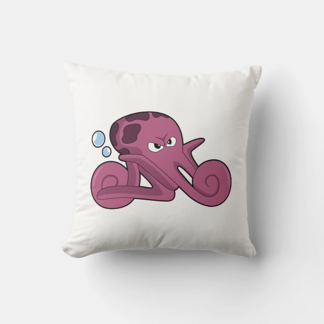 Octopus som motorcykel kudde (Framsida)