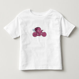 Octopus som motorcykel t shirt