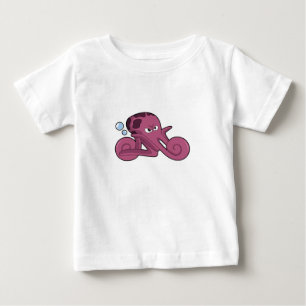 Octopus som motorcykel t shirt
