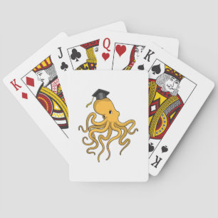 Octopus som Student med diplomat Casinokort