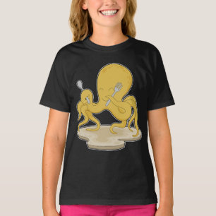 Octopus Spoon Fork T Shirt