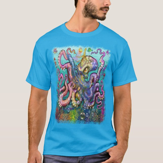 Octopus Squid T-Shirt (Framsida)