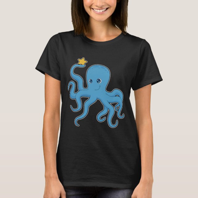 Octopus Star T Shirt (Framsida)